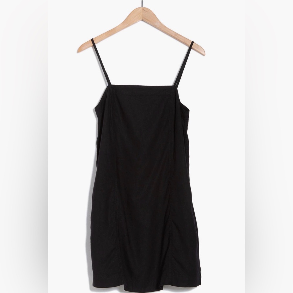 Madewell Max Linen Blend Mini Dress - Picture 3 of 5